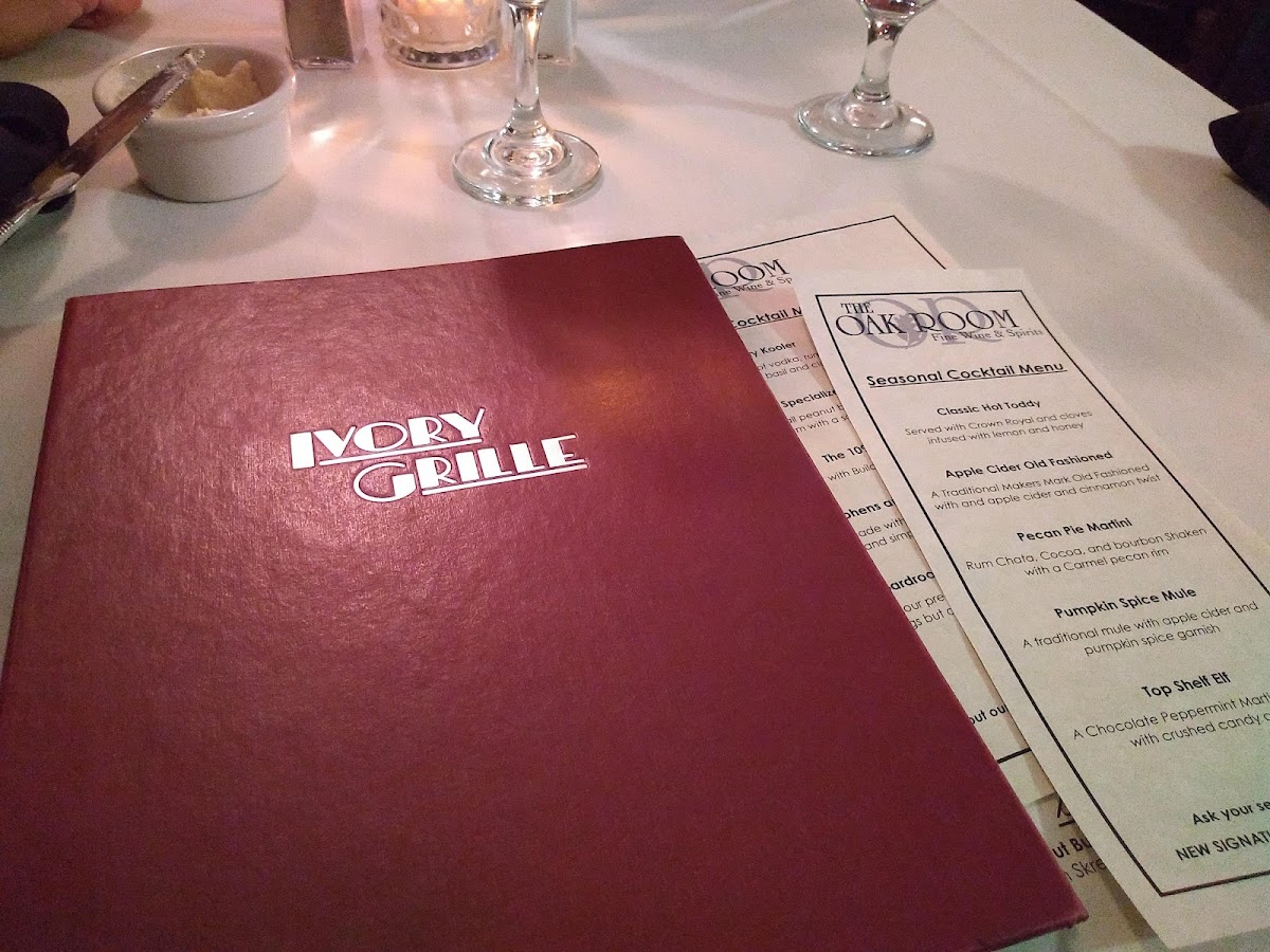 The Ivory Grille Photo Menu 8