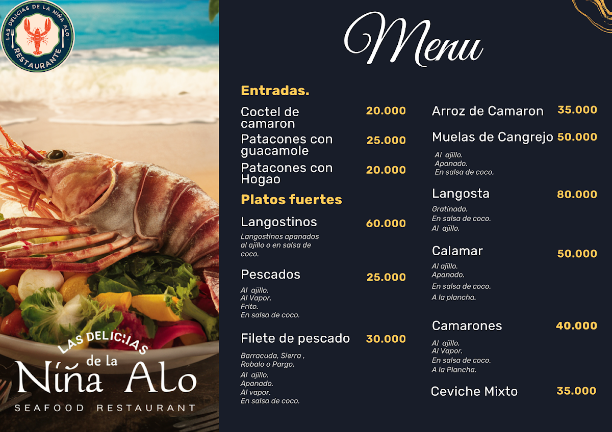 Las Delicias De La Niña Alo Photo Menu 2