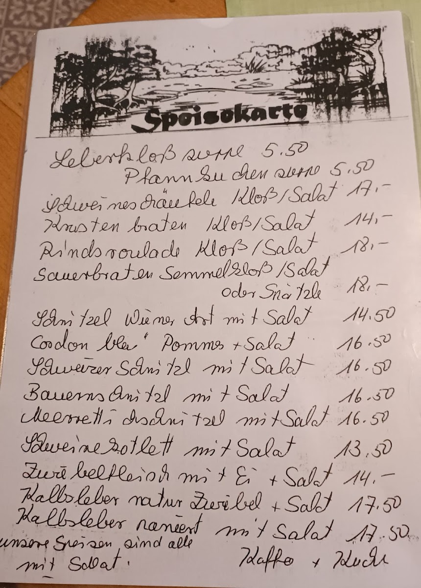 Gaststätte Am Wiesengrund Photo Menu 2