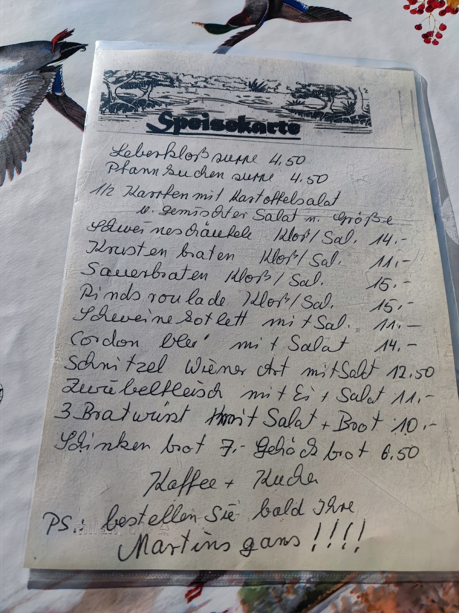 Gaststätte Am Wiesengrund Photo Menu 5