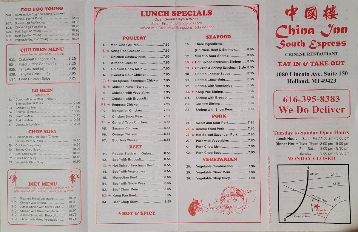 China Inn South Express Photo Menu 2