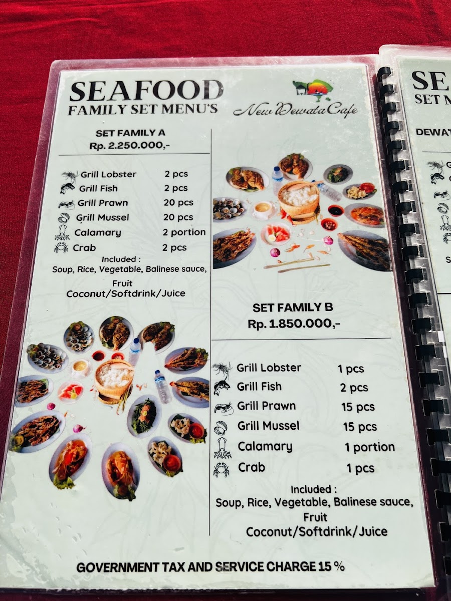 New Dewata Cafe Bali Photo Menu 2