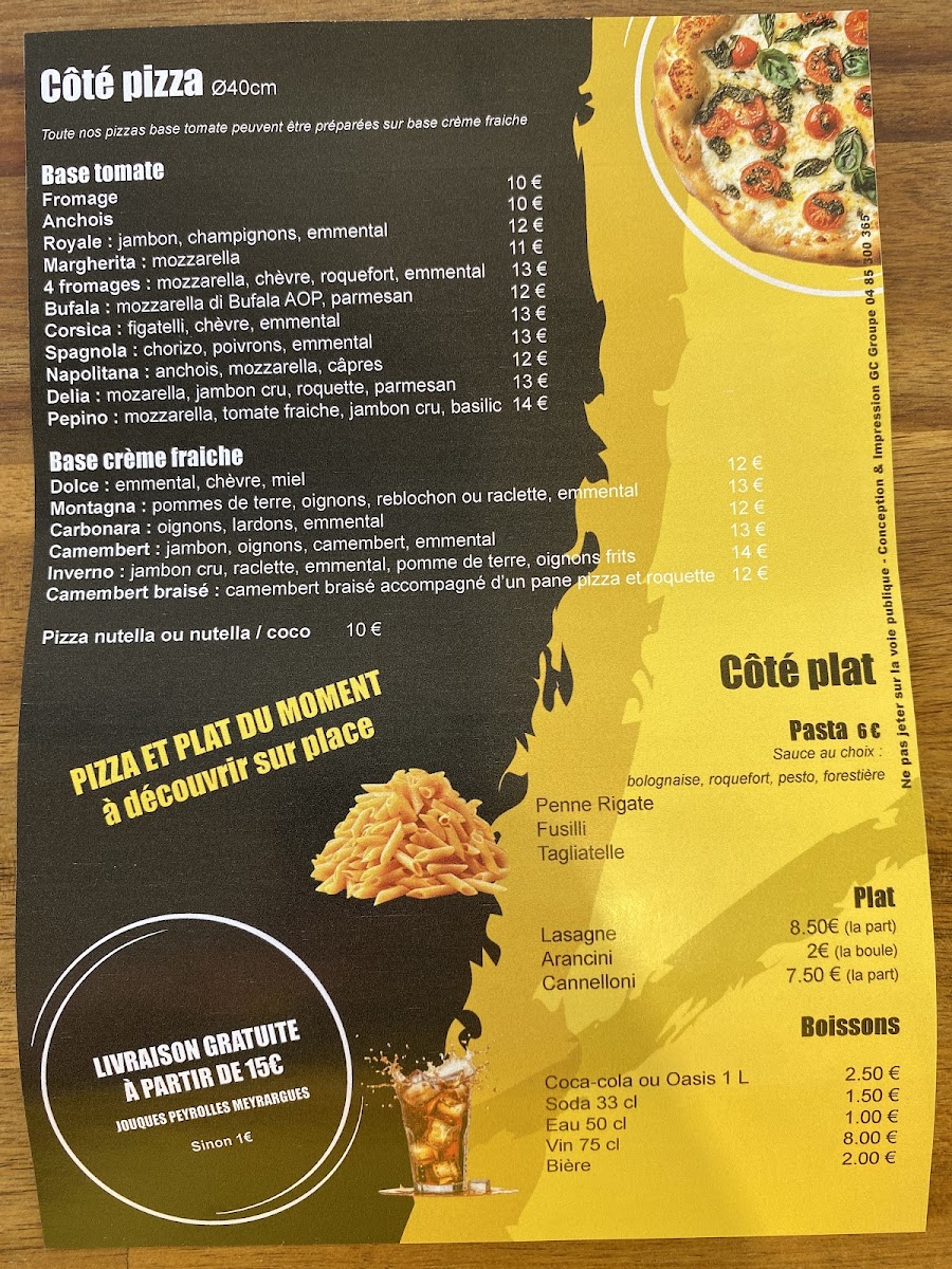 Famiglia Photo Menu 1
