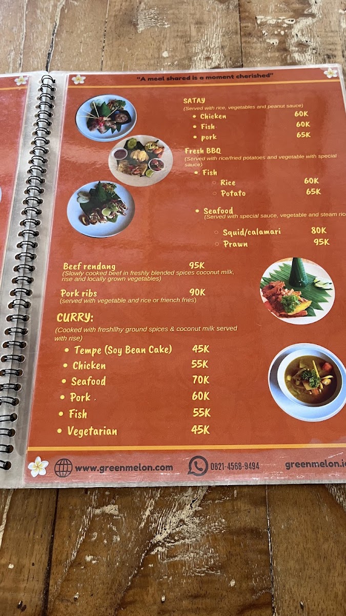 Green Melon Warung Photo Menu 3