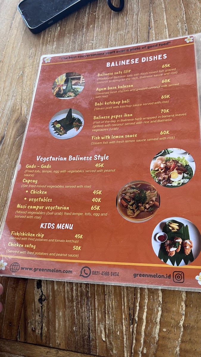 Green Melon Warung Photo Menu 5