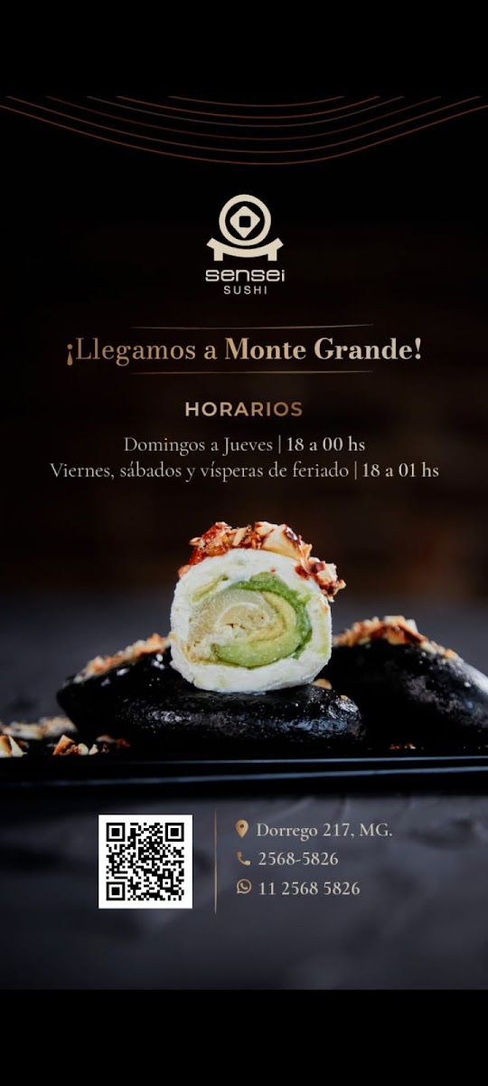 Sensei Sushi Monte Grande Photo Menu 1