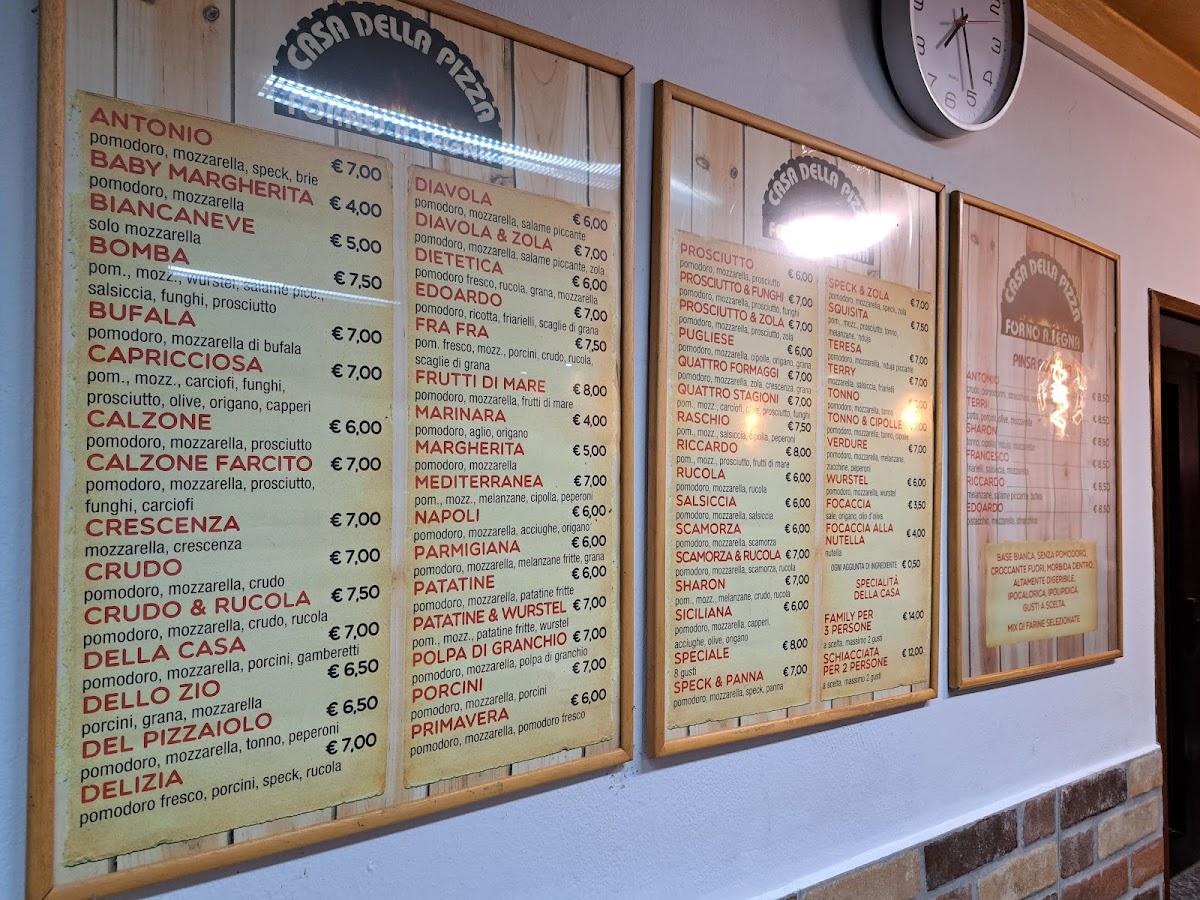 Casa della Pizza Photo Menu 2