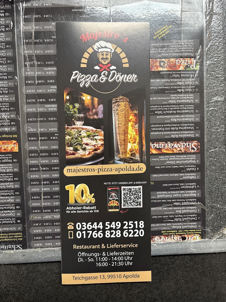Majestro's Pizza & Döner Apolda Photo Menu 3