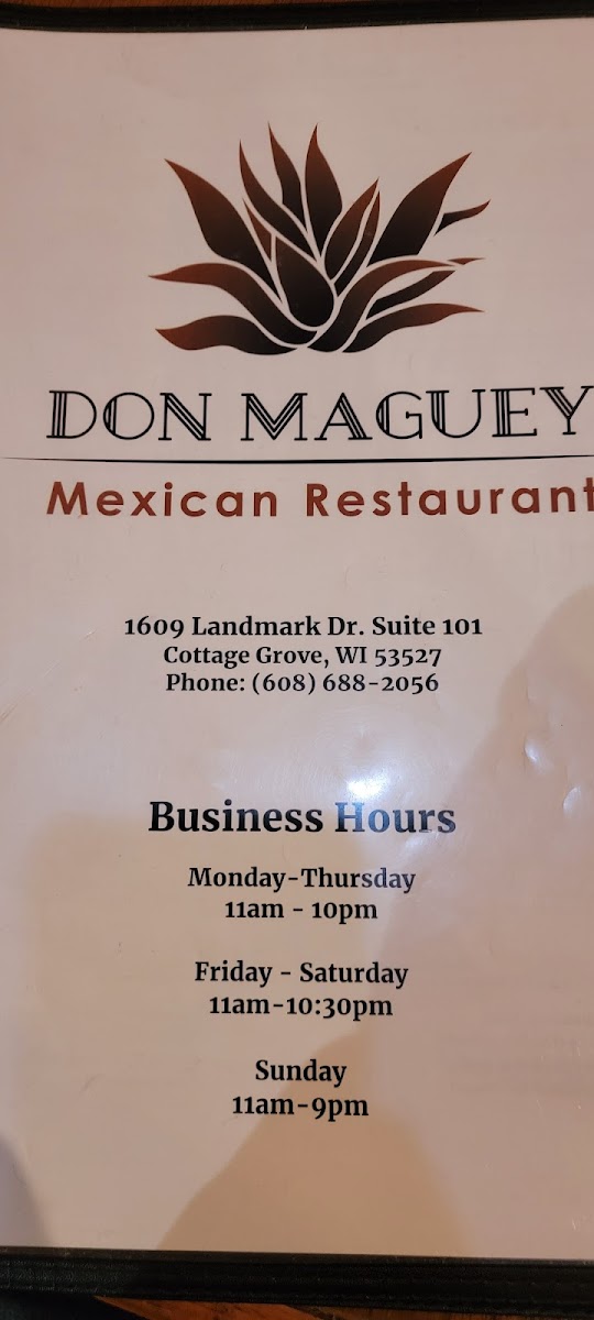 Don Maguey Mexican Restaurant Photo Menu 4
