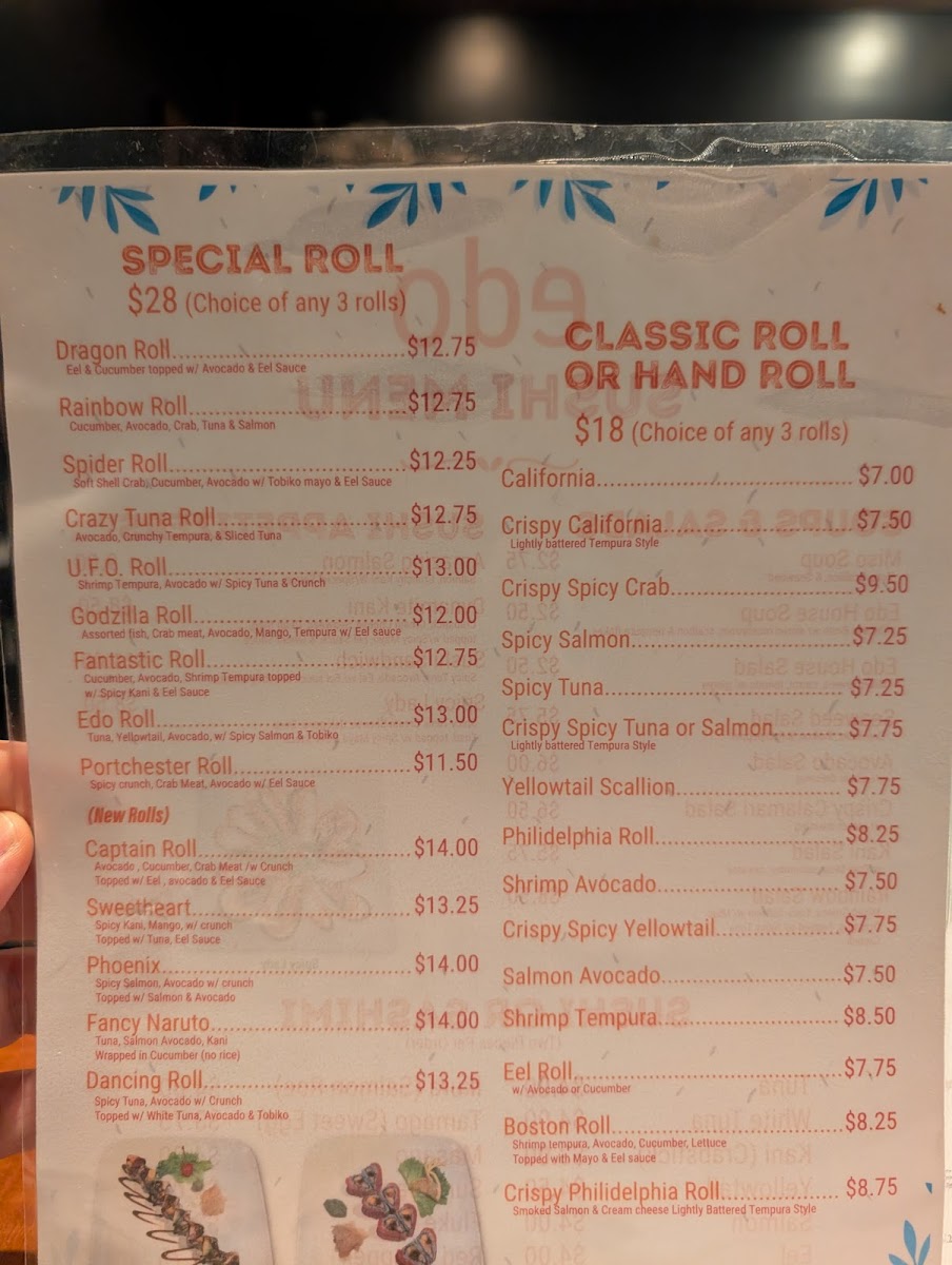 Edo Japanese Steak House Photo Menu 4