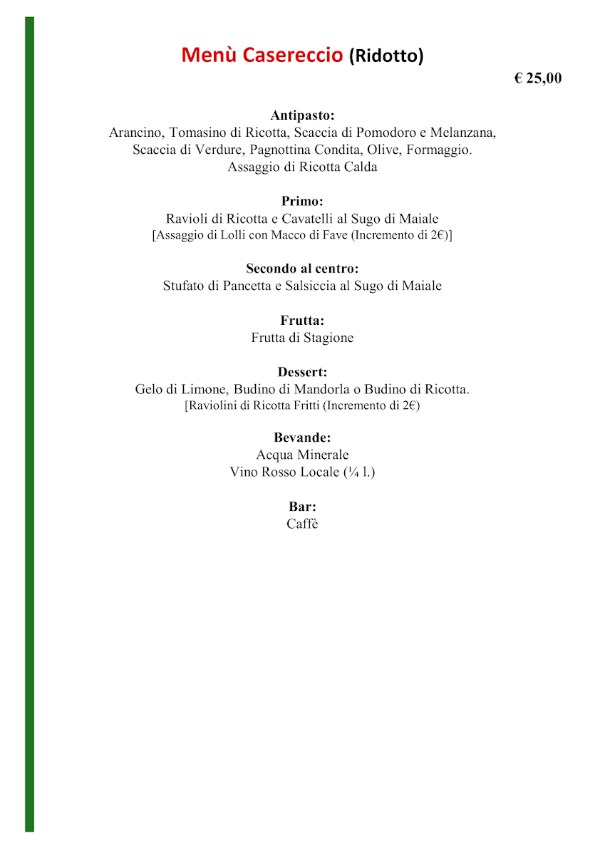 Trattoria Maria Fidone Photo Menu 2