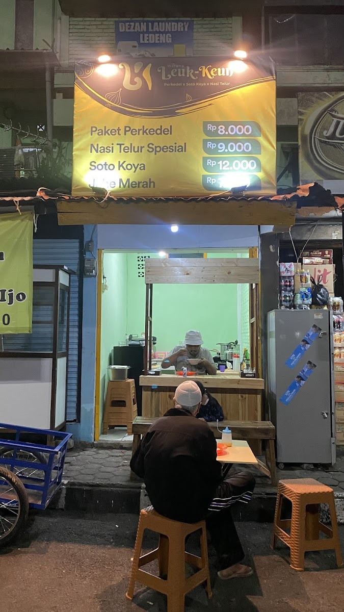perkedel x soto x nasi telur x jahe warung leukkeun