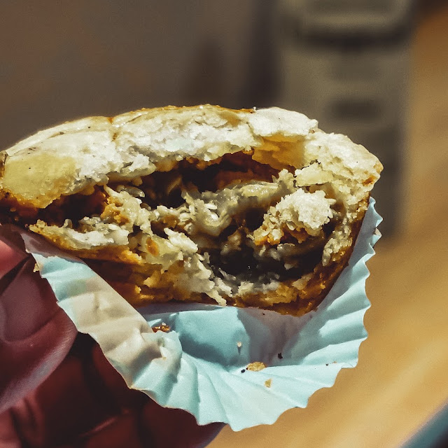 Empada de Jiló Com Carne E Bacon