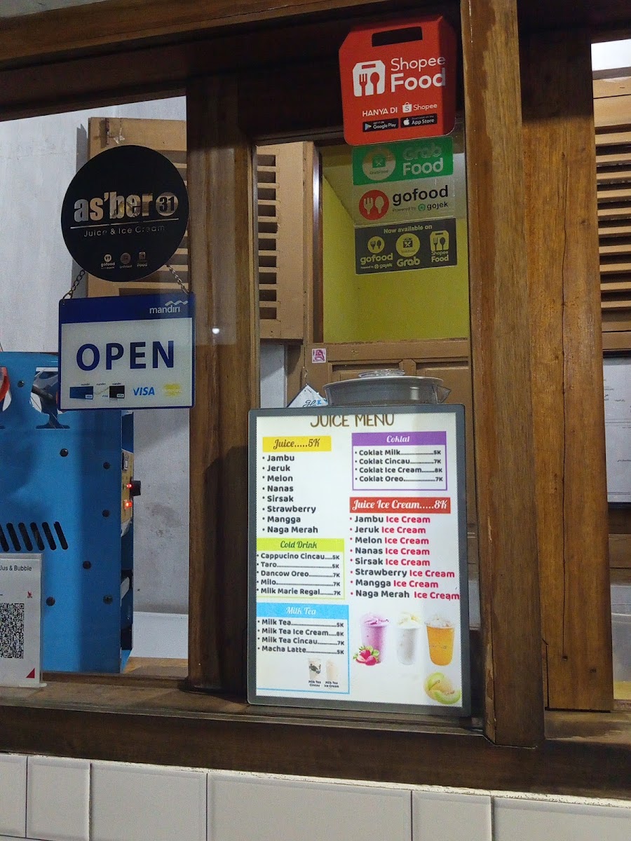 Asber 31 juice & Ice Cream Photo Menu 6