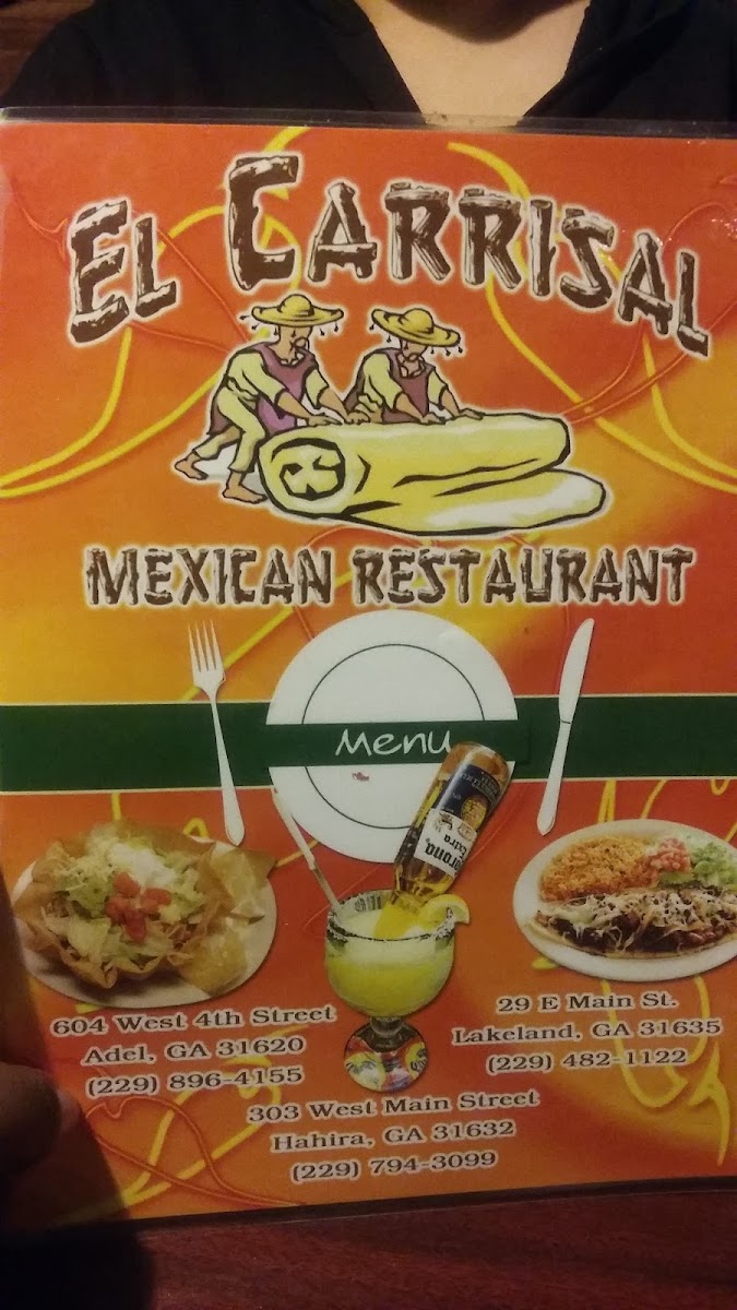 El Carrisal Mexican Restaurant Photo Menu 4