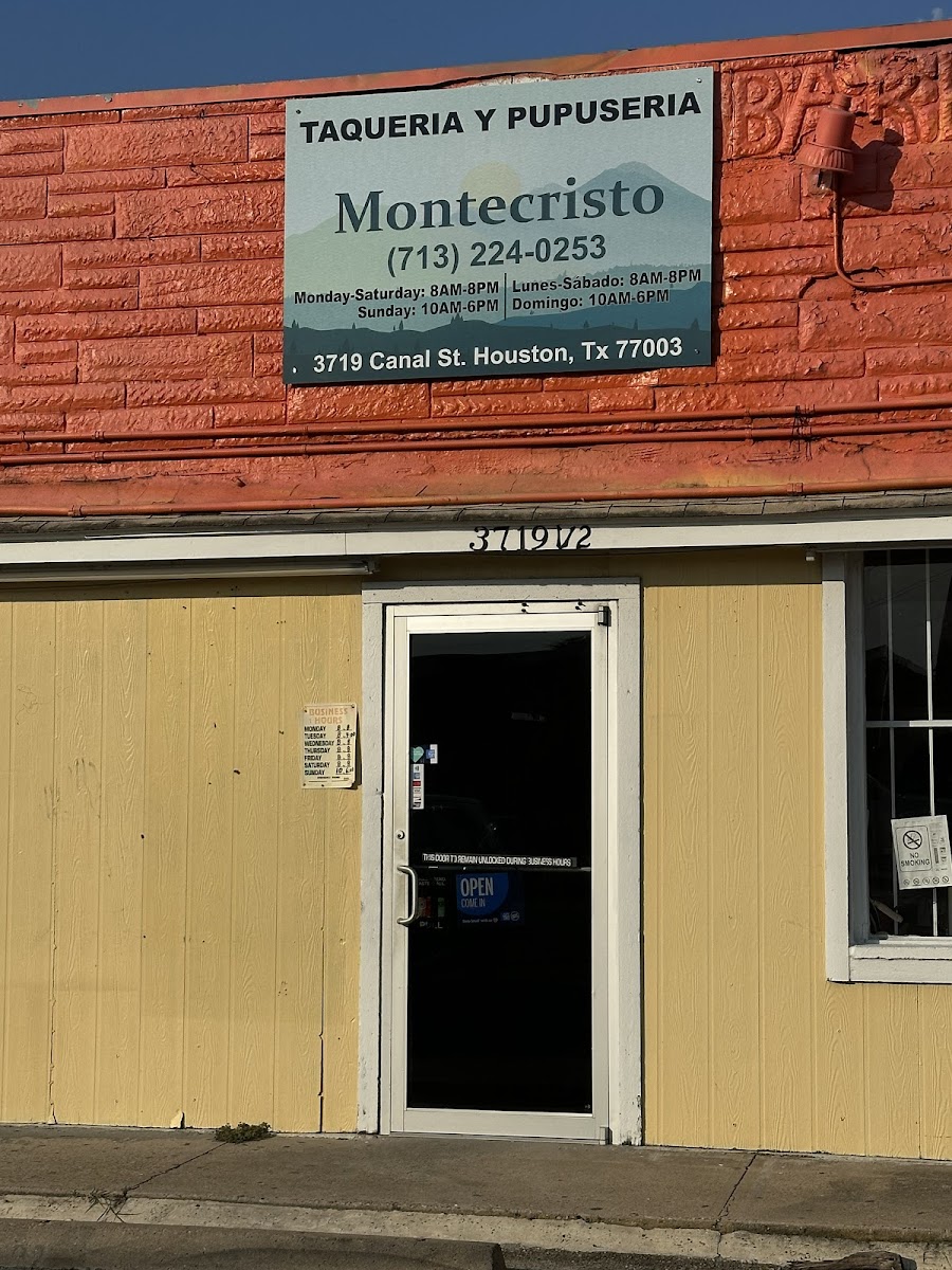 Taqueria y Pupuseria Monte Cristo