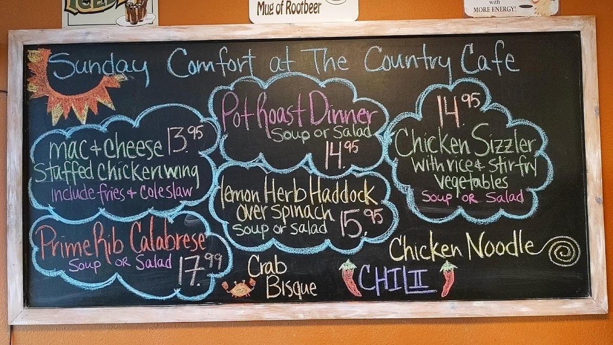 Country Cafe Photo Menu 10