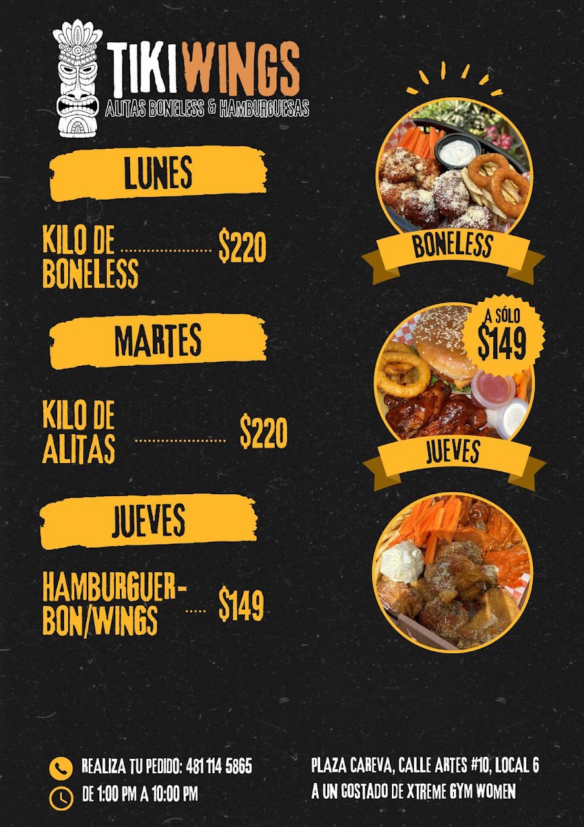 Tikiwings Photo Menu 10