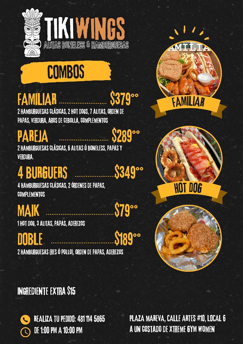 Tikiwings Photo Menu 2