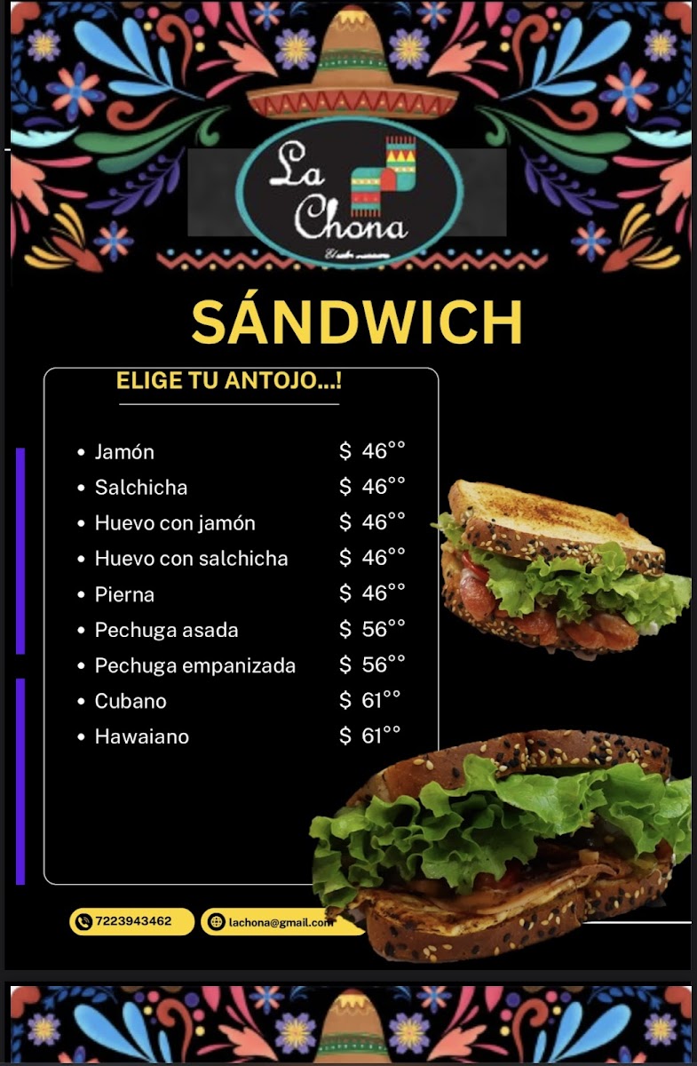La Chona 'El Sabor Mexicano' Photo Menu 4