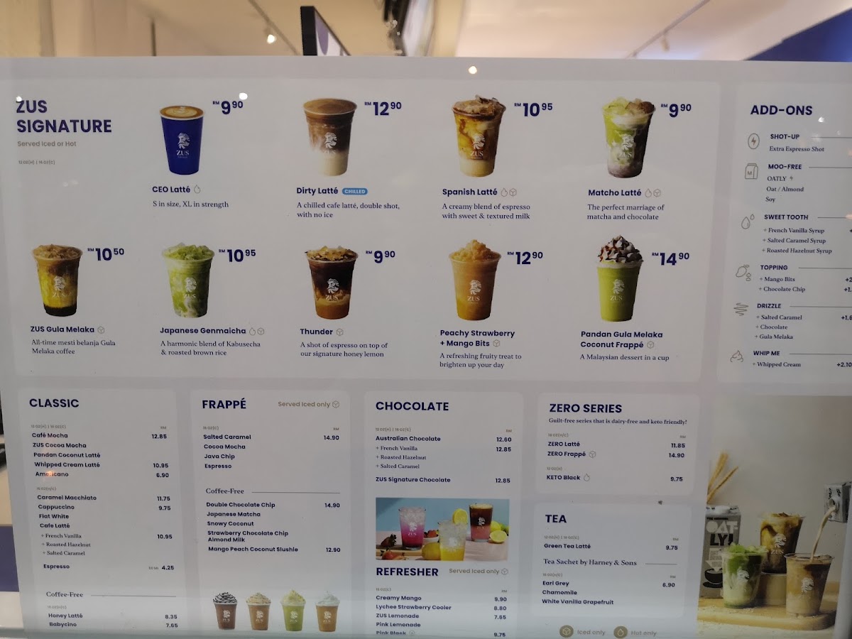 ZUS Coffee - Persiaran Seri Impian, Bukit Mertajam Photo Menu 4