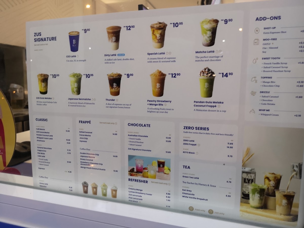 ZUS Coffee - Persiaran Seri Impian, Bukit Mertajam Photo Menu 6