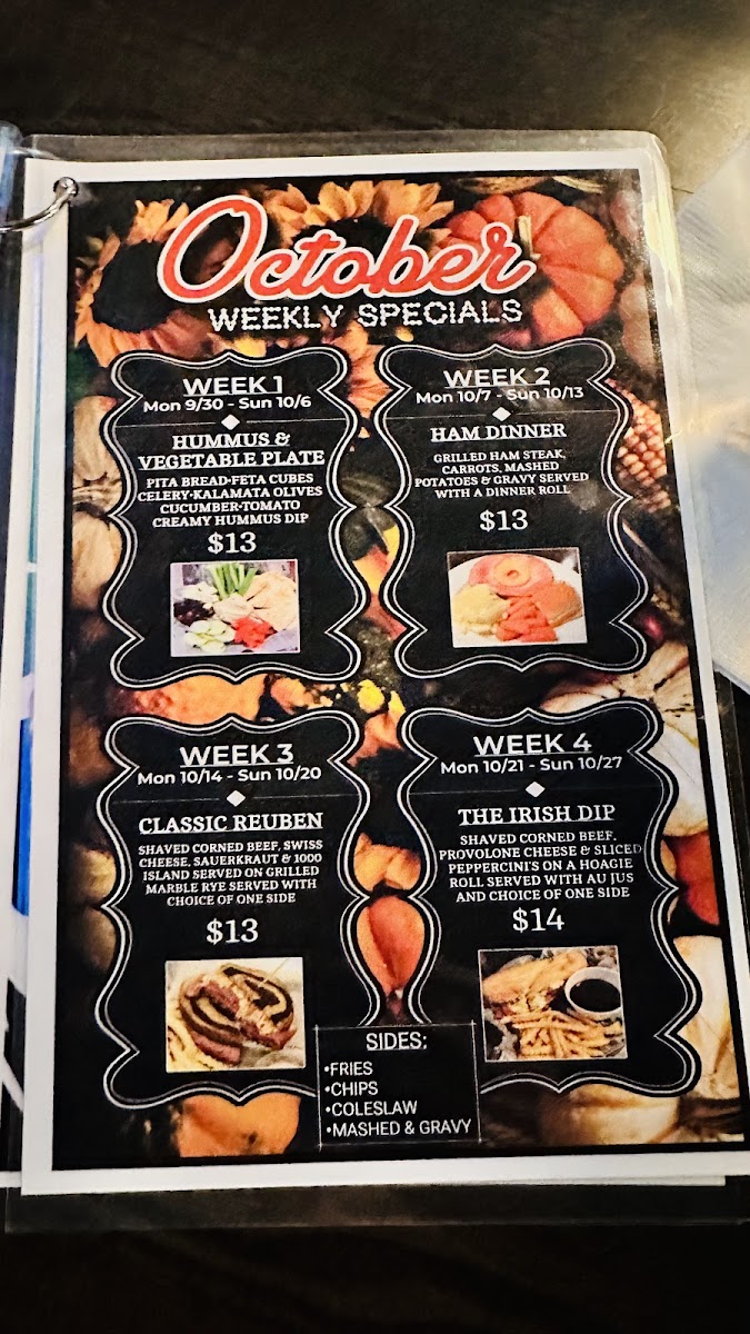 Legends Bar & Grille Photo Menu 3