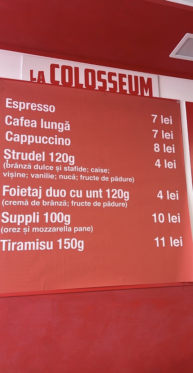 Pizzeria Colosseum Curtea de Arges Photo Menu 1