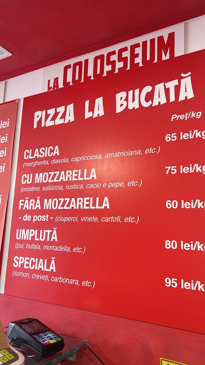 Pizzeria Colosseum Curtea de Arges Photo Menu 2