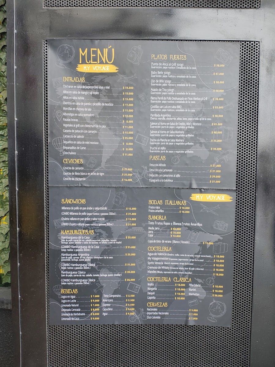 MY VOYAGE restaurante gastrobar. Photo Menu 1