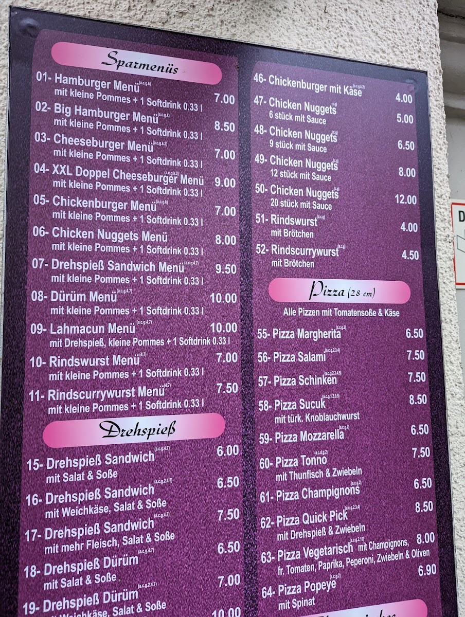 Quick Pick Döner und Pizza Kronberg Photo Menu 2