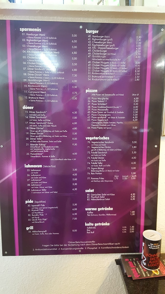 Quick Pick Döner und Pizza Kronberg Photo Menu 3