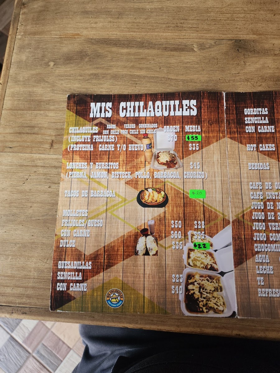 Mis chilaquiles Photo Menu 2