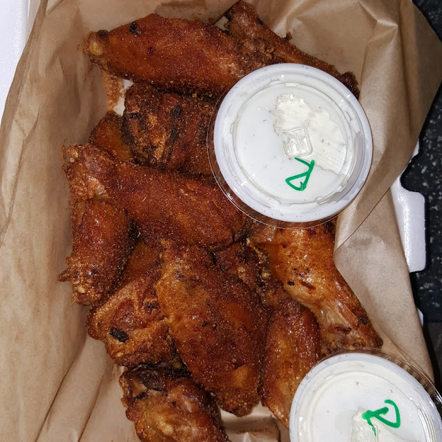 12 Dry Rub Smoked Wings with Homemade Ranch