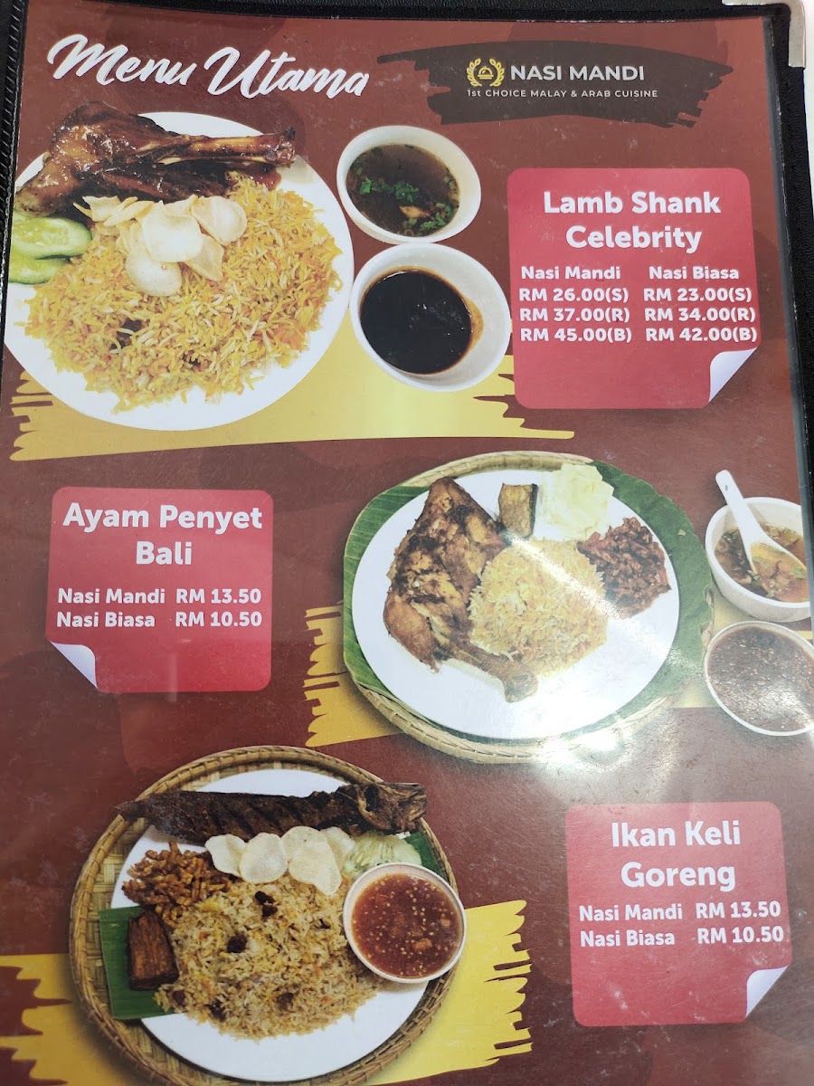 Restoran Nasi Mandi Photo Menu 10
