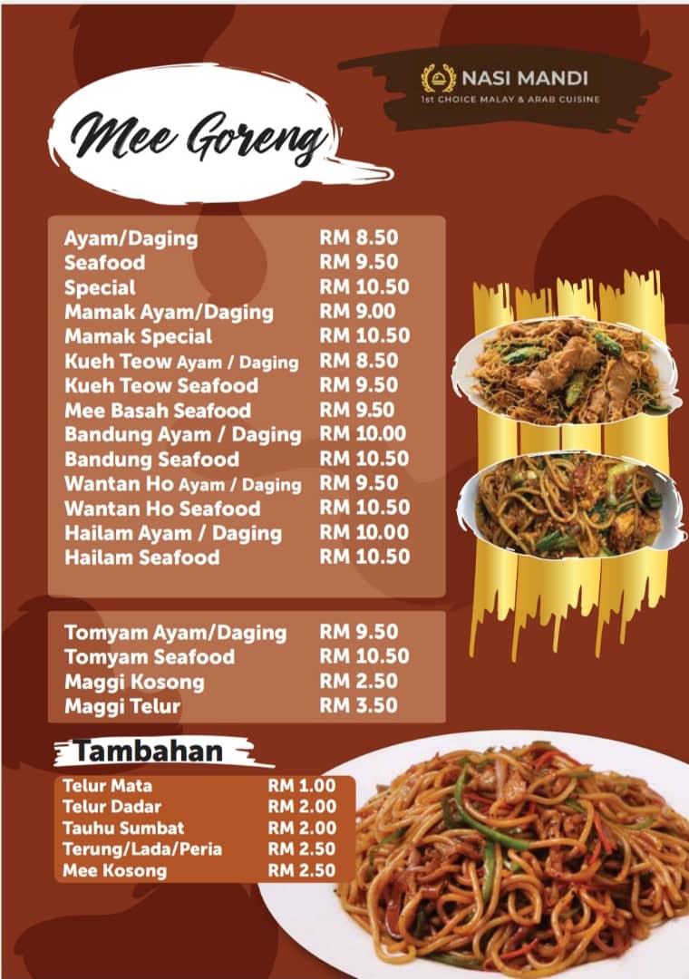 Restoran Nasi Mandi Photo Menu 5