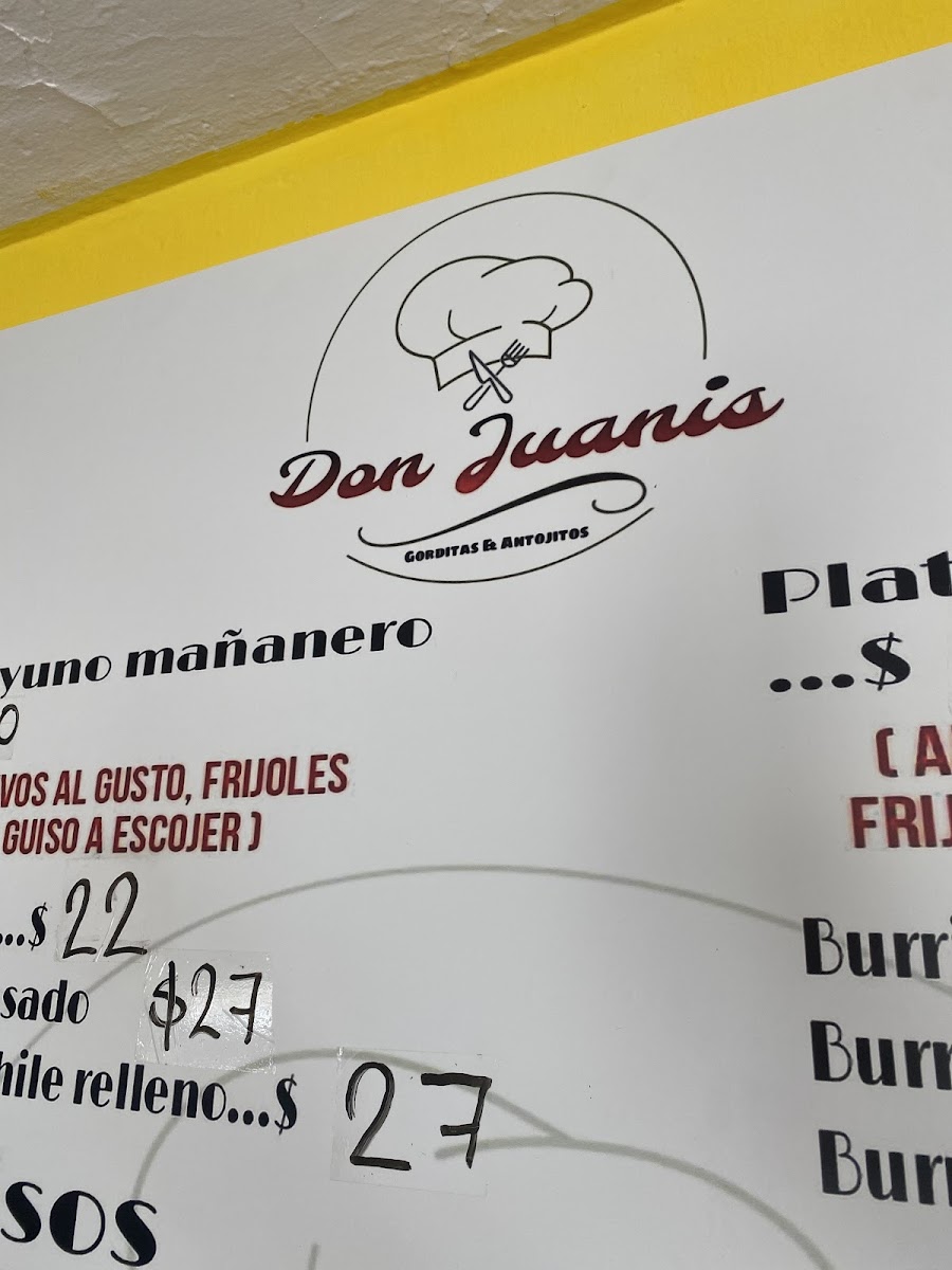 Gorditas y antojitos Don Juanis Photo Menu 2