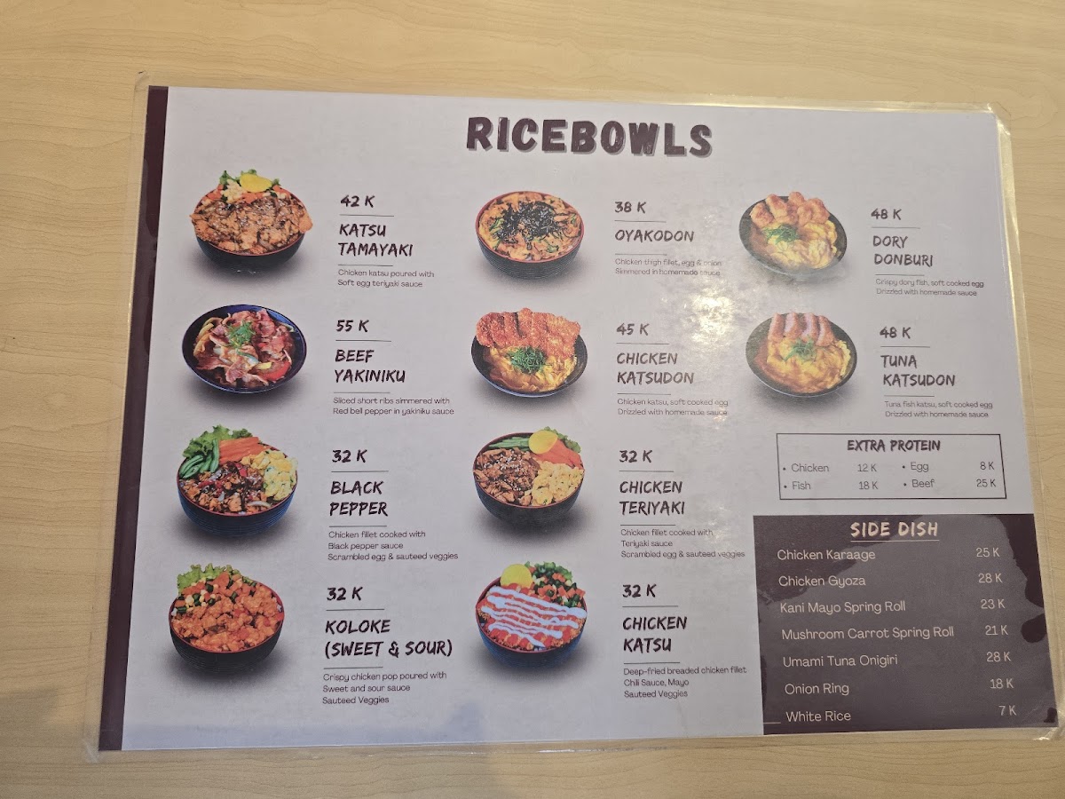 Sooki Ricebowl Photo Menu 4