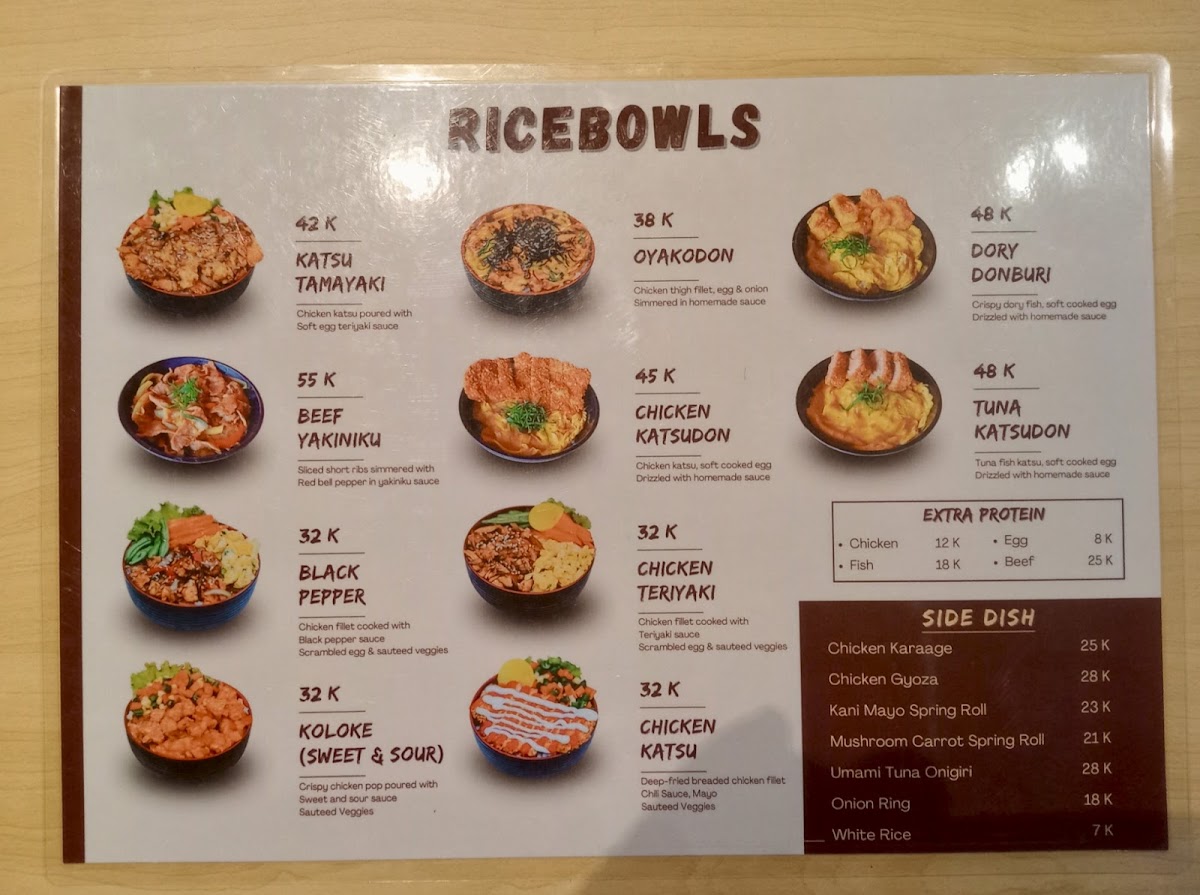 Sooki Ricebowl Photo Menu 7