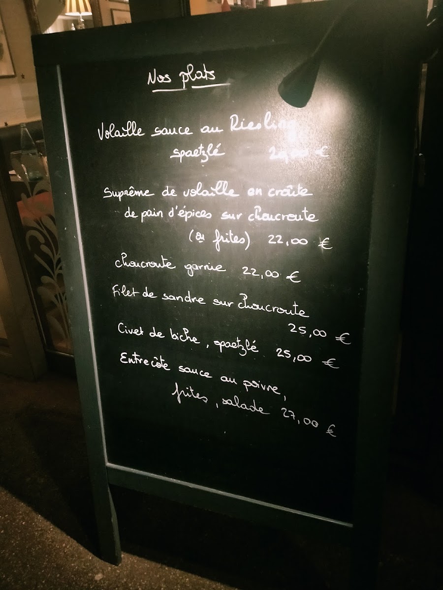 Restaurant Au Chaudron Photo Menu 3