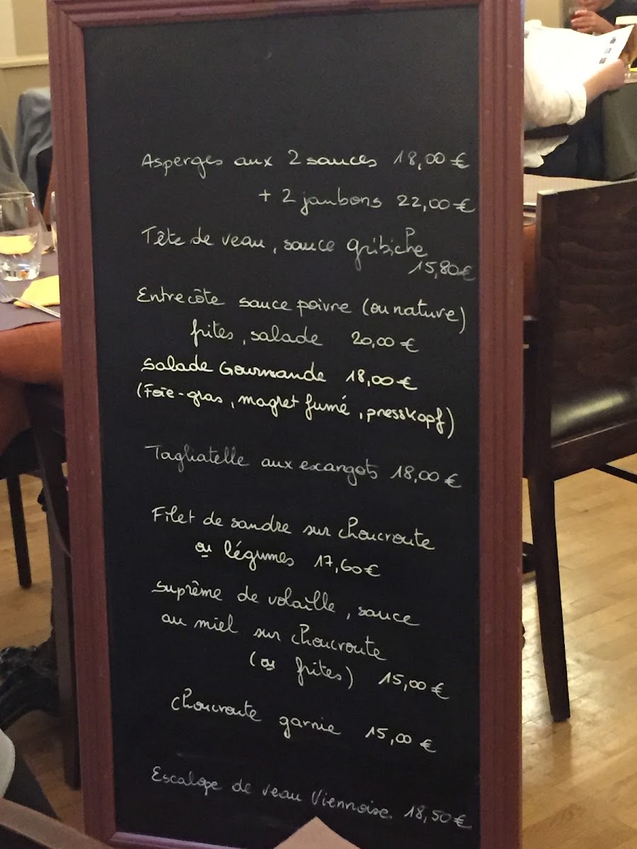 Restaurant Au Chaudron Photo Menu 8