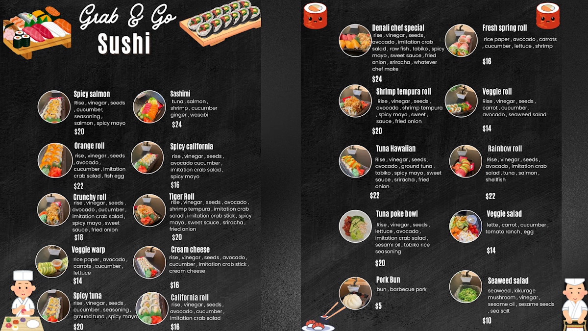Grab and Go Photo Menu 1