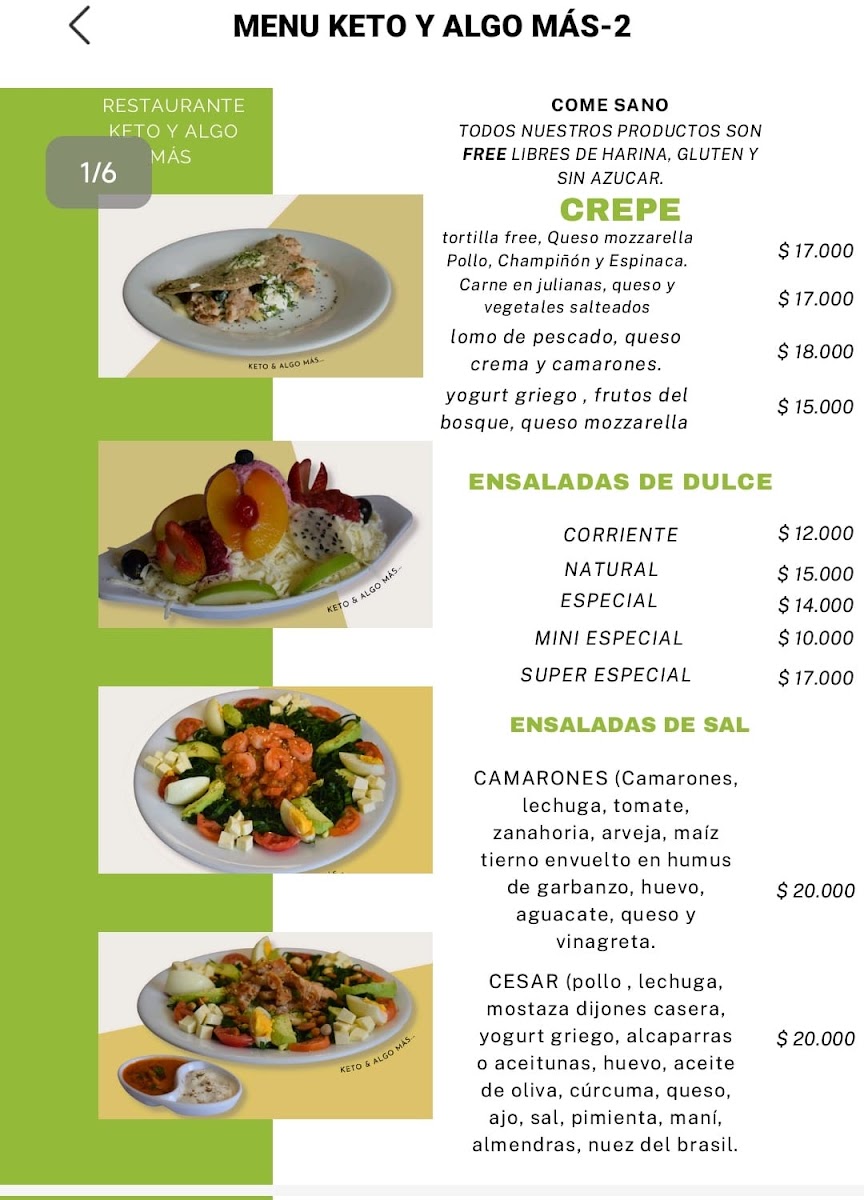 Keto y Algo Más Photo Menu 3