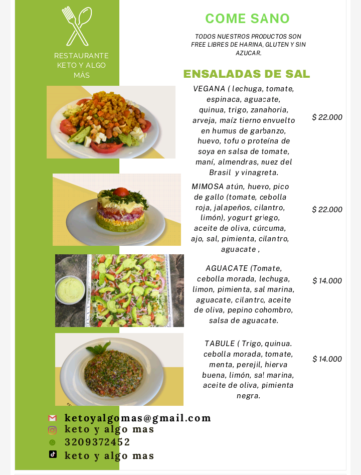 Keto y Algo Más Photo Menu 5