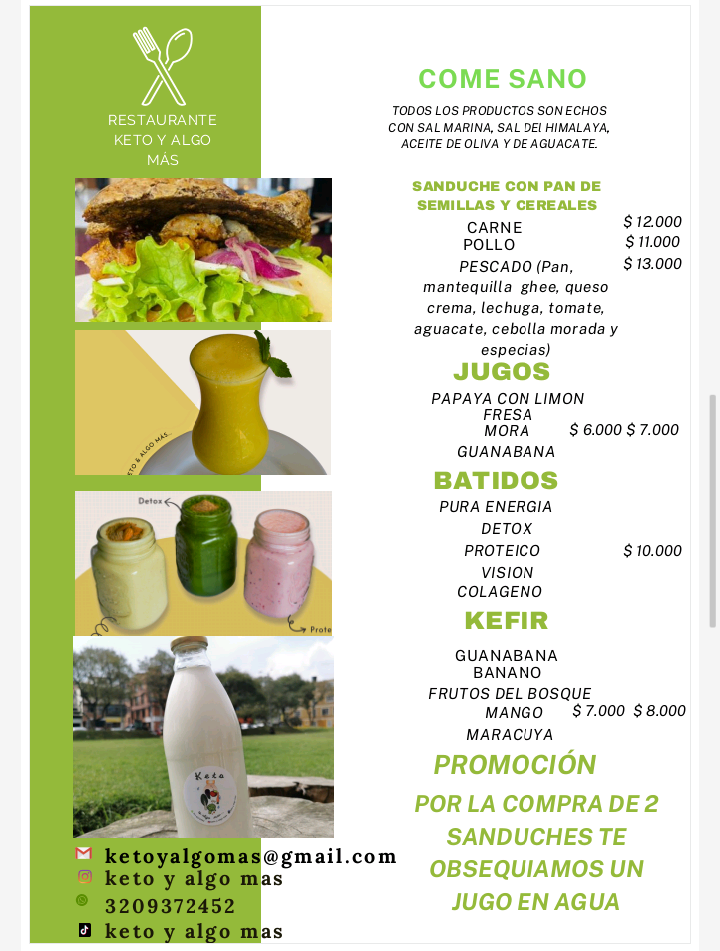 Keto y Algo Más Photo Menu 9
