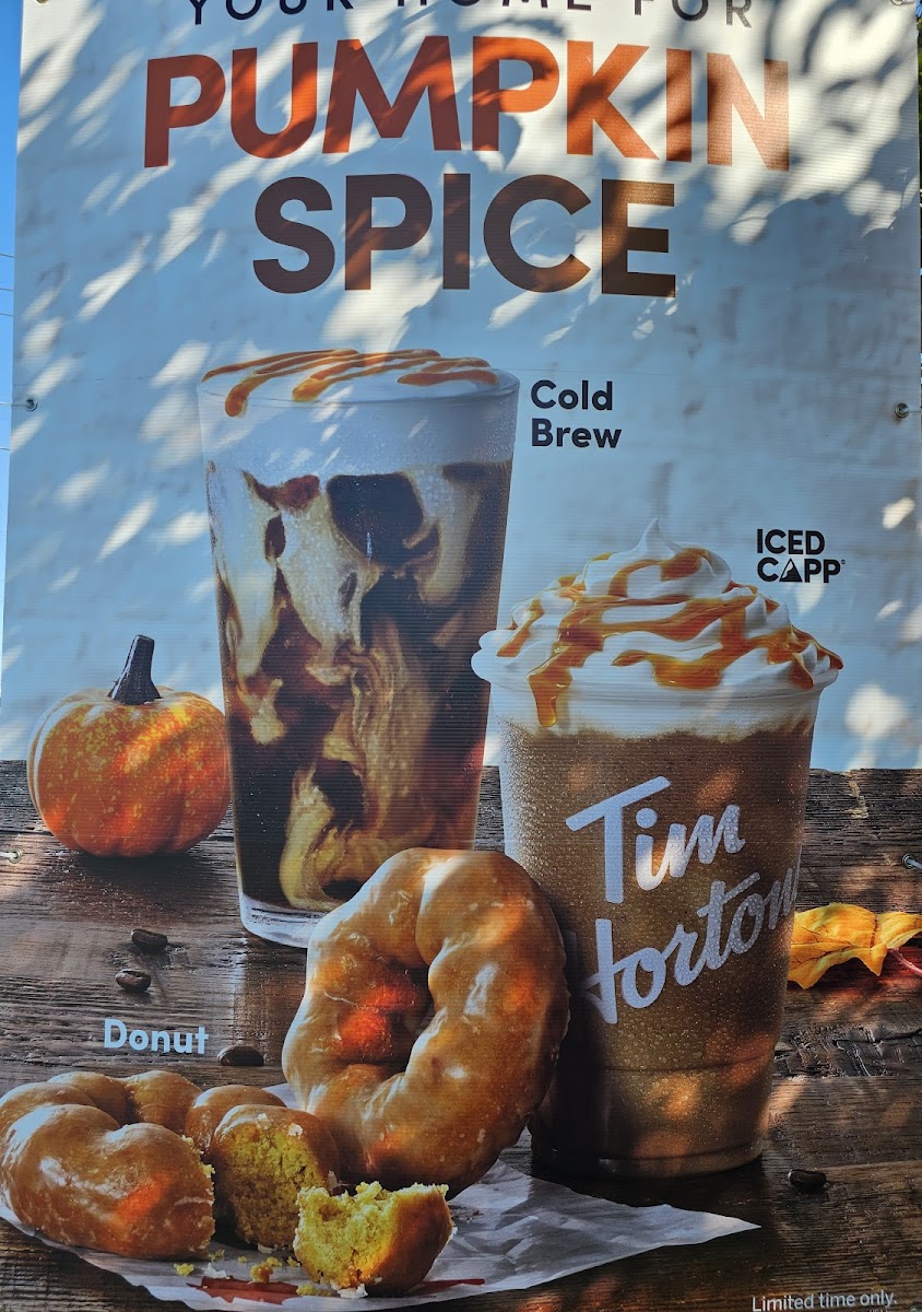 Tim Hortons Photo Menu 1