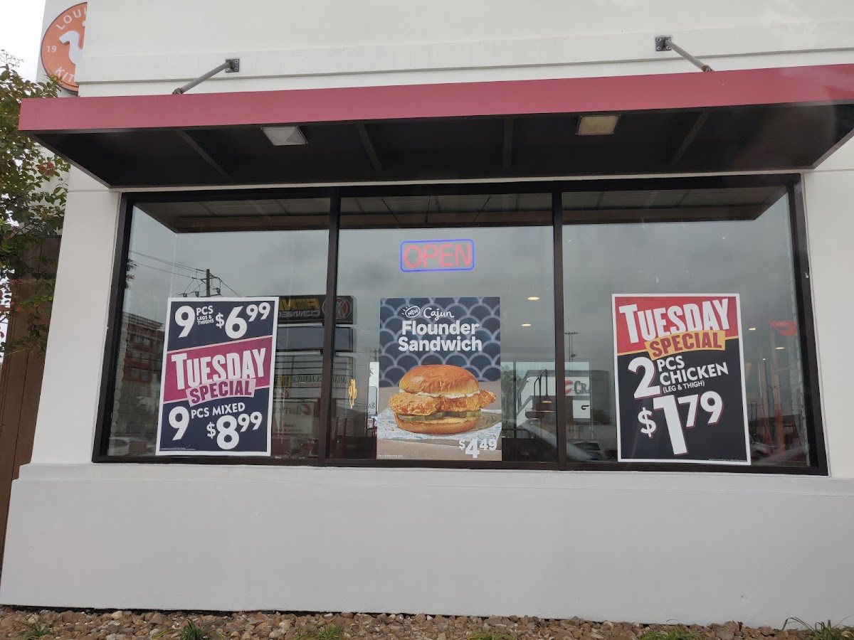 Popeyes Louisiana Kitchen Photo Menu 2