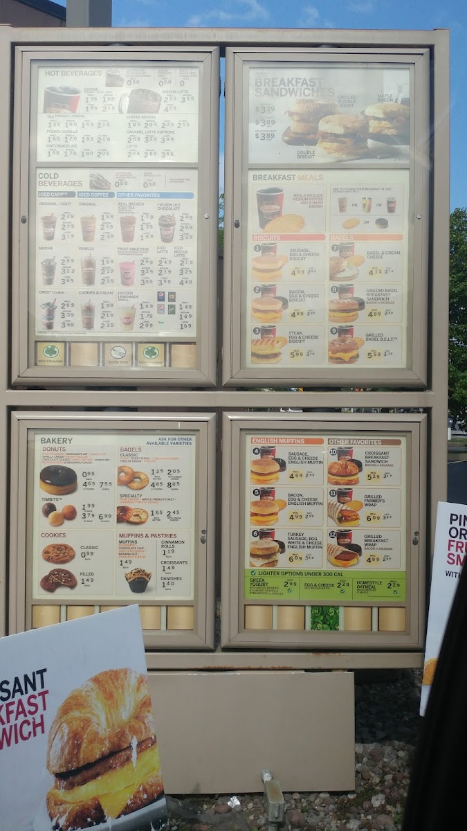 Tim Hortons Photo Menu 1