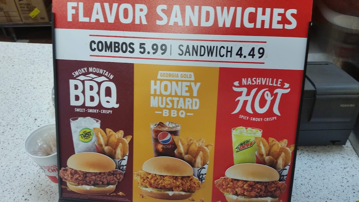 KFC Photo Menu 1