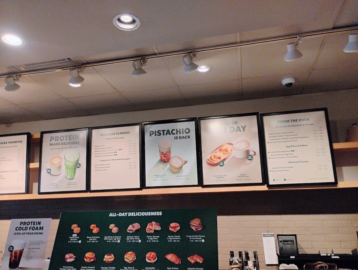 Starbucks Coffee Company Photo Menu 2